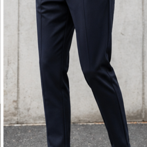 Relaxed Straight Baggy Loose Bottom Trouser in Black