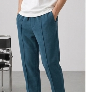 Relaxed Straight Baggy Loose Bottom Trouser in Green